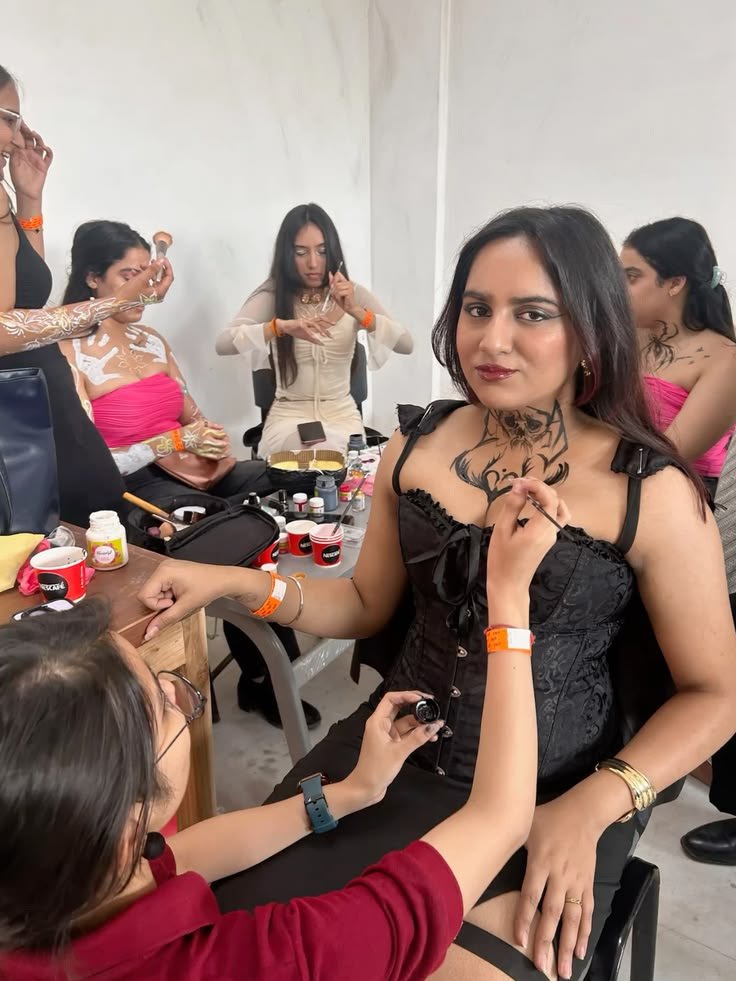 Beauty & Makeup BTS — casting photography