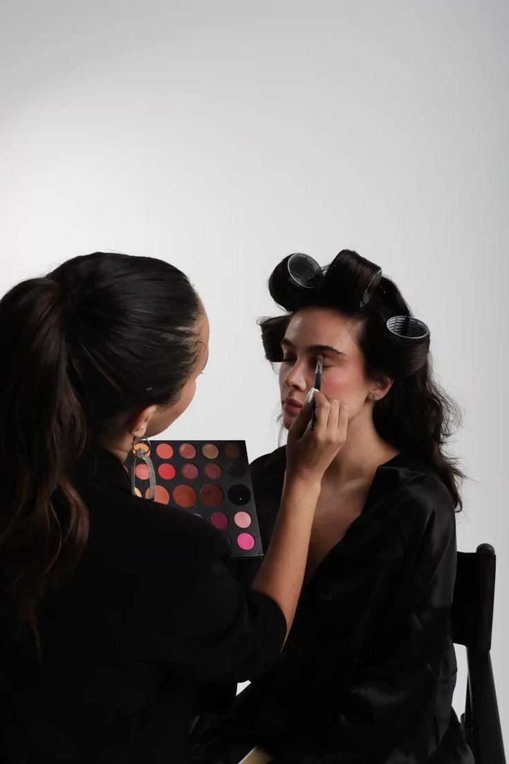 Beauty & Makeup BTS — casting photography