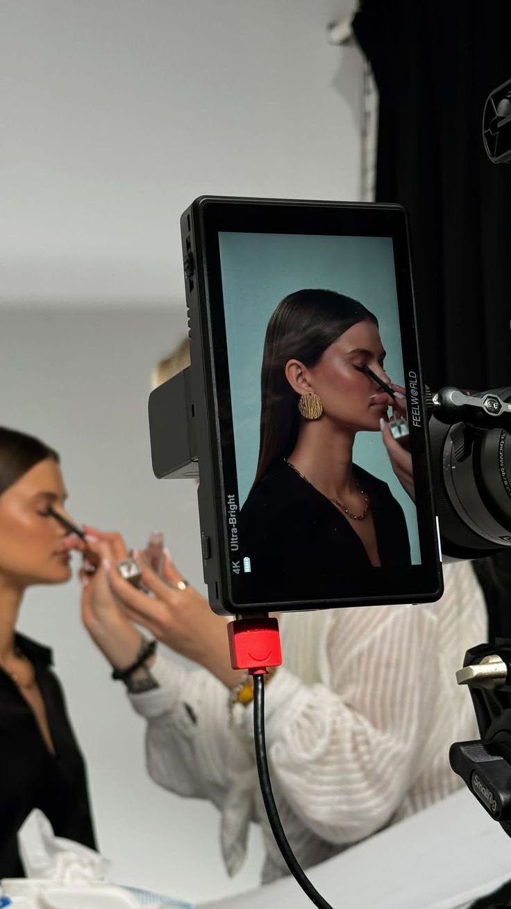 Beauty & Makeup BTS — casting photography