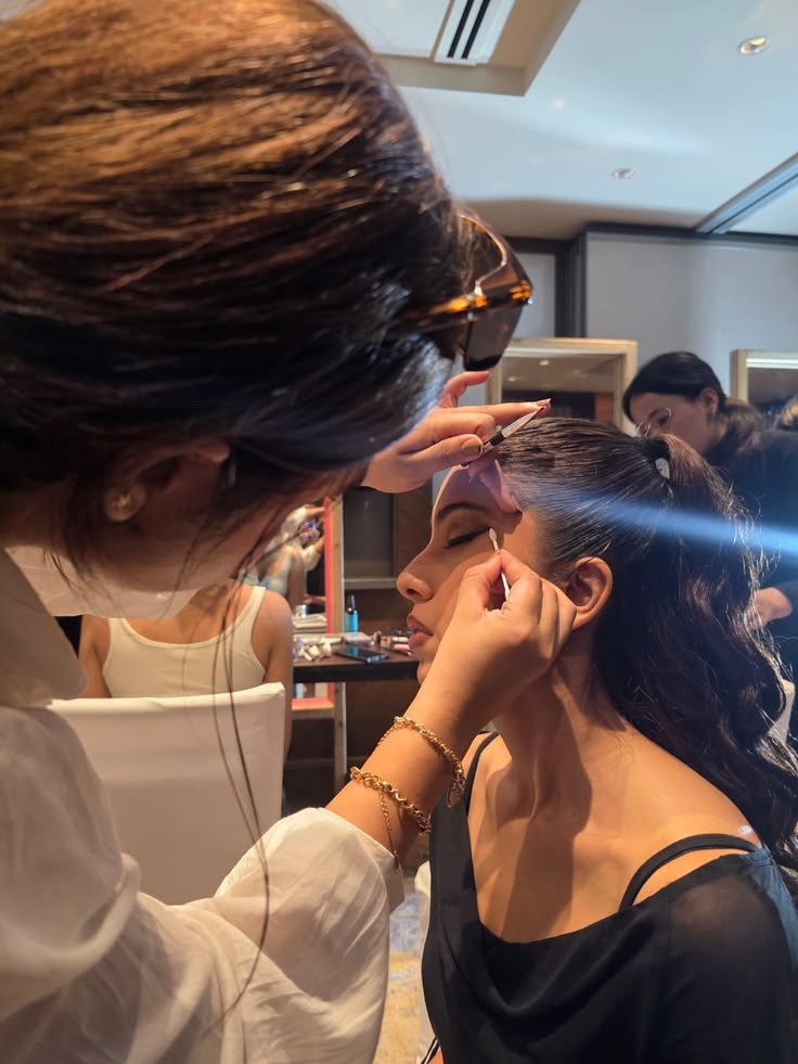 Beauty & Makeup BTS — casting photography