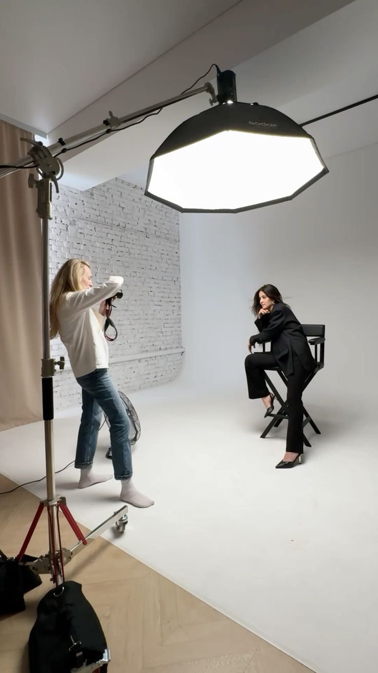 Production & BTS — casting photography