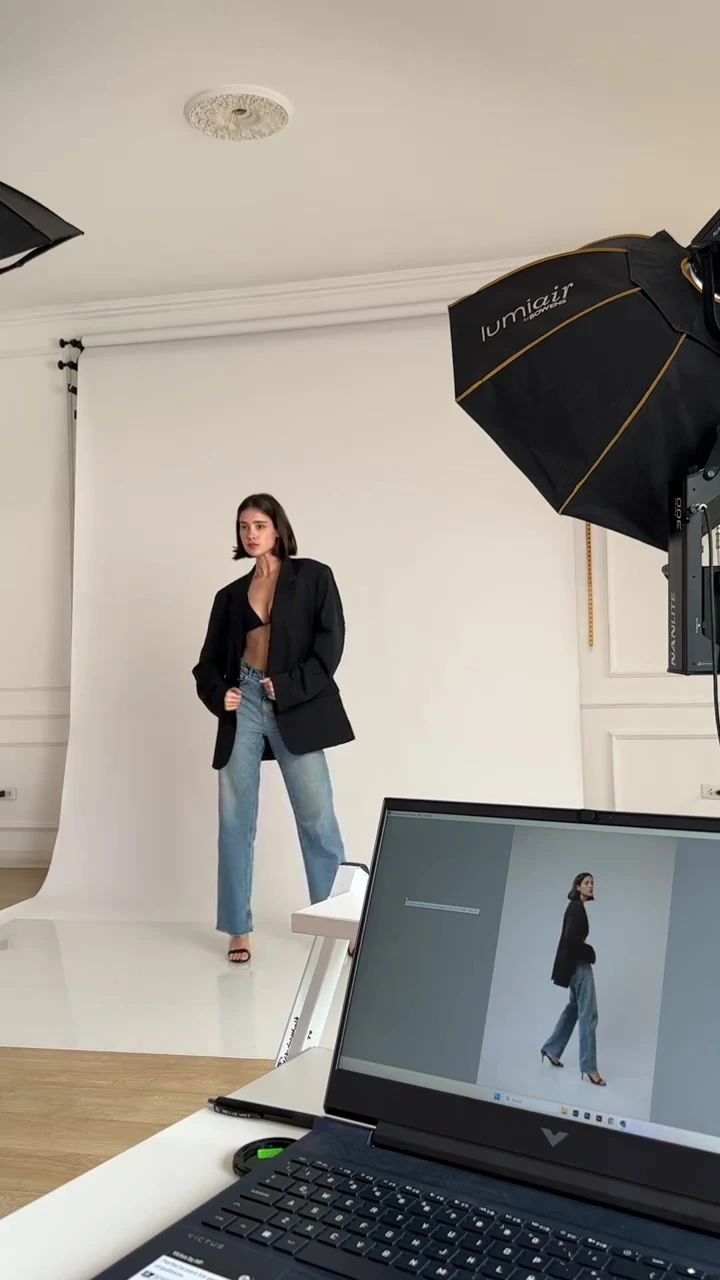 Casual denim, e-commerce set